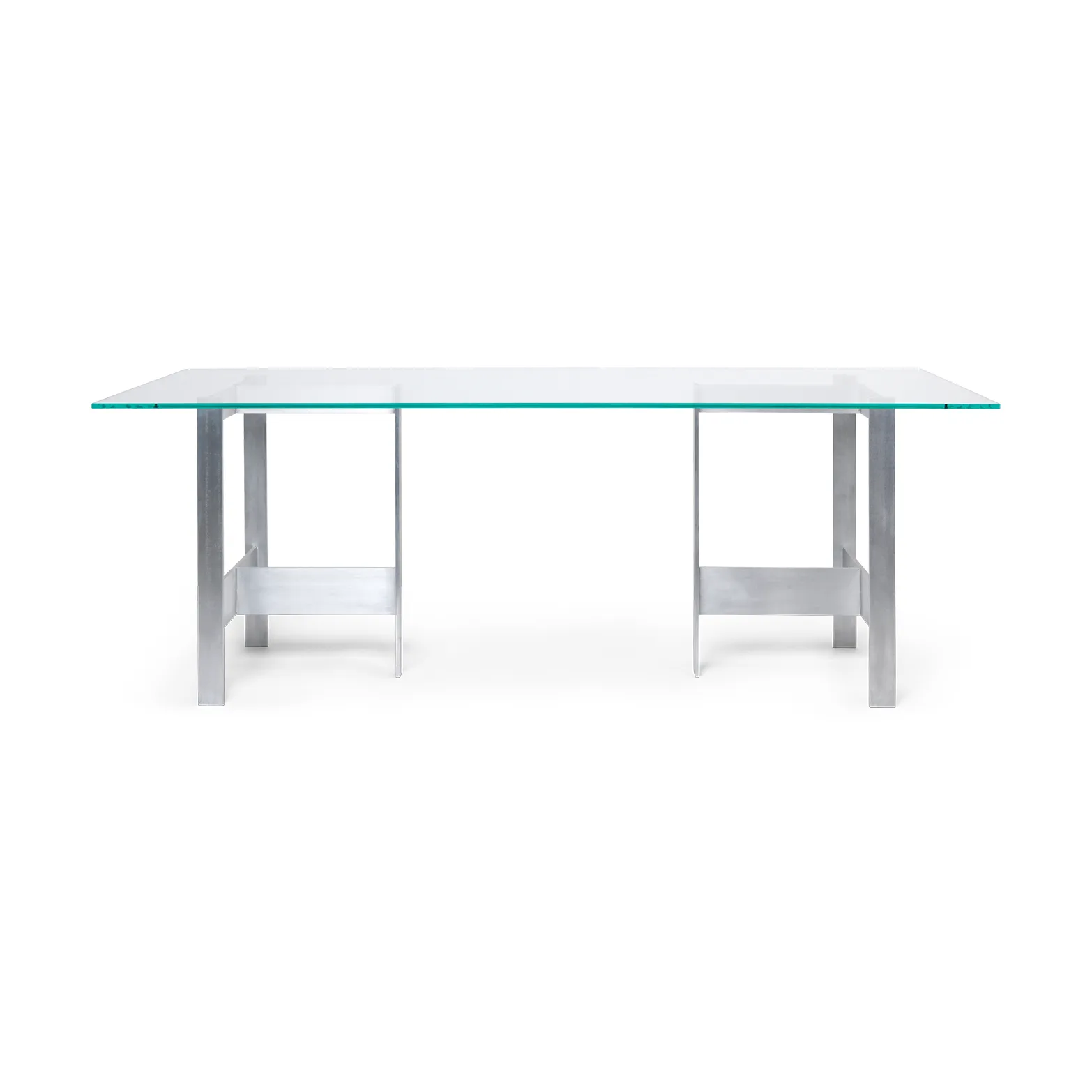 Lager dining table 90x200 cm, Glass-aluminium Ferm Living