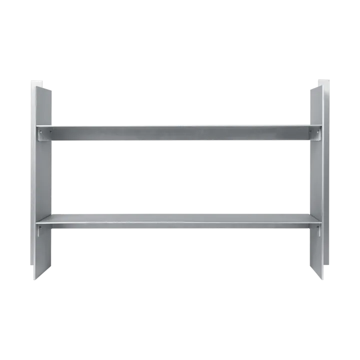 Lager wall shelf 26x77 cm - Aluminium - Ferm Living