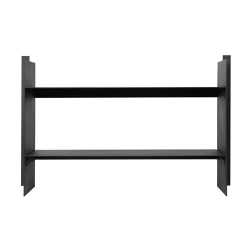 Lager wall shelf 26x77 cm - Black - Ferm Living