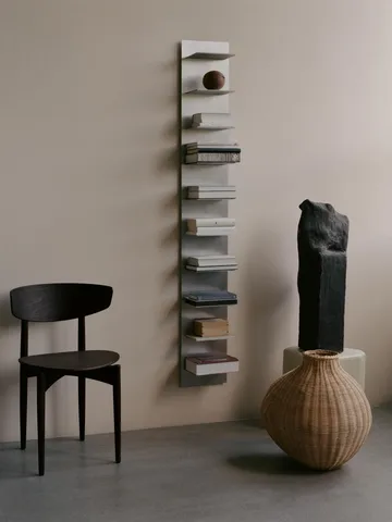 Lager wall shelf pine - Aluminium - Ferm Living