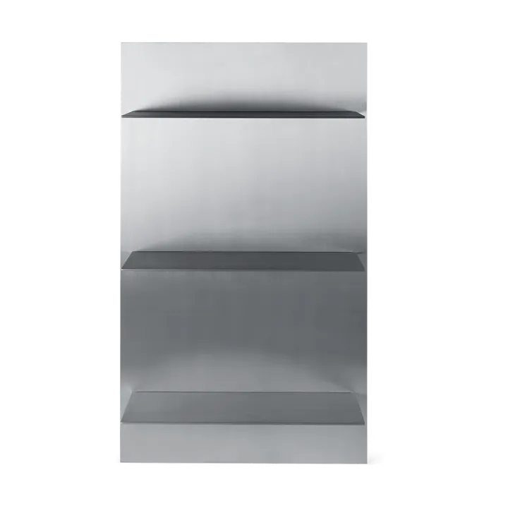 Lager wall shelf triple 55x100 cm - Aluminium - Ferm Living
