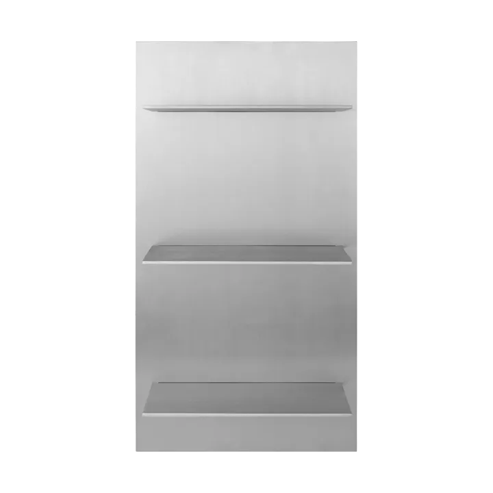 Lager wall shelf triple small - Aluminium - Ferm Living