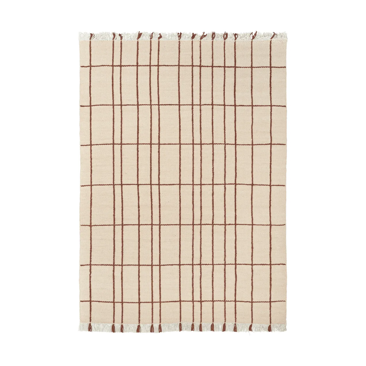 Late rug, Parchment-chestnut, 140x200 cm Ferm Living