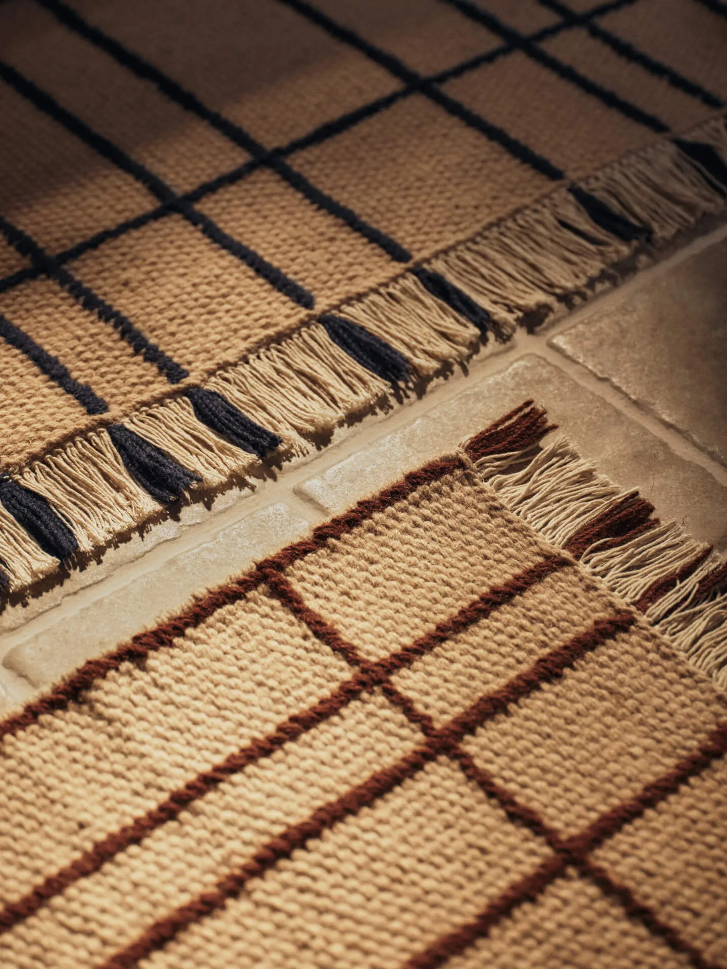 Late rug, Parchment-chestnut, 80x200 cm Ferm Living