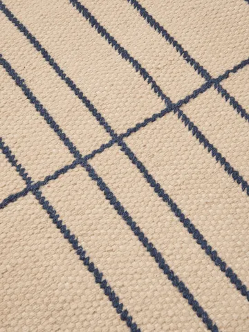 Late rug - Parchment-indigo, 170x240 cm - Ferm Living