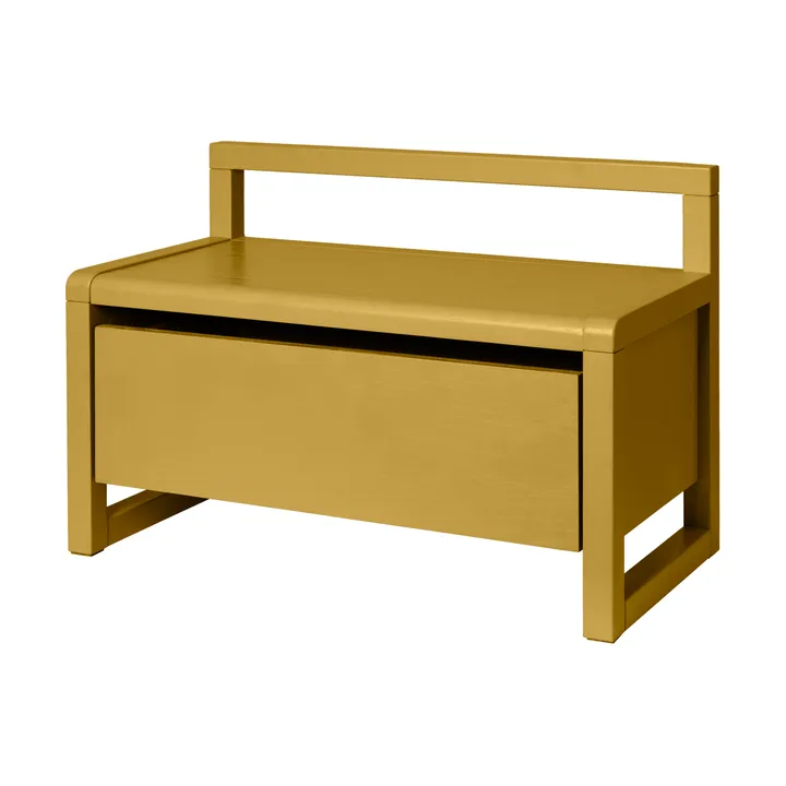 Little Architect storage bench - Yellow, 60x30x41.2 cm - Ferm Living