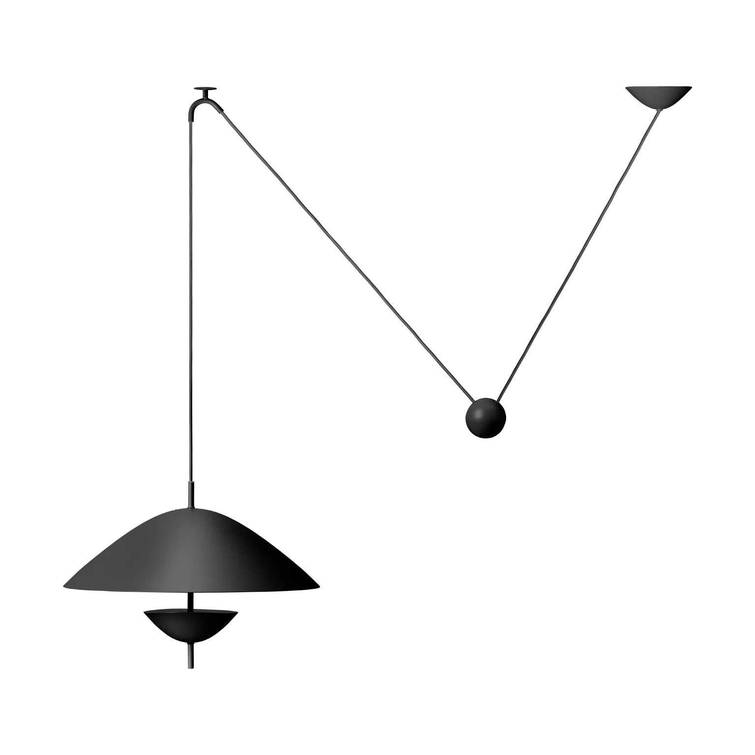 Lod pendant lamp, Blackened Iron Ferm Living