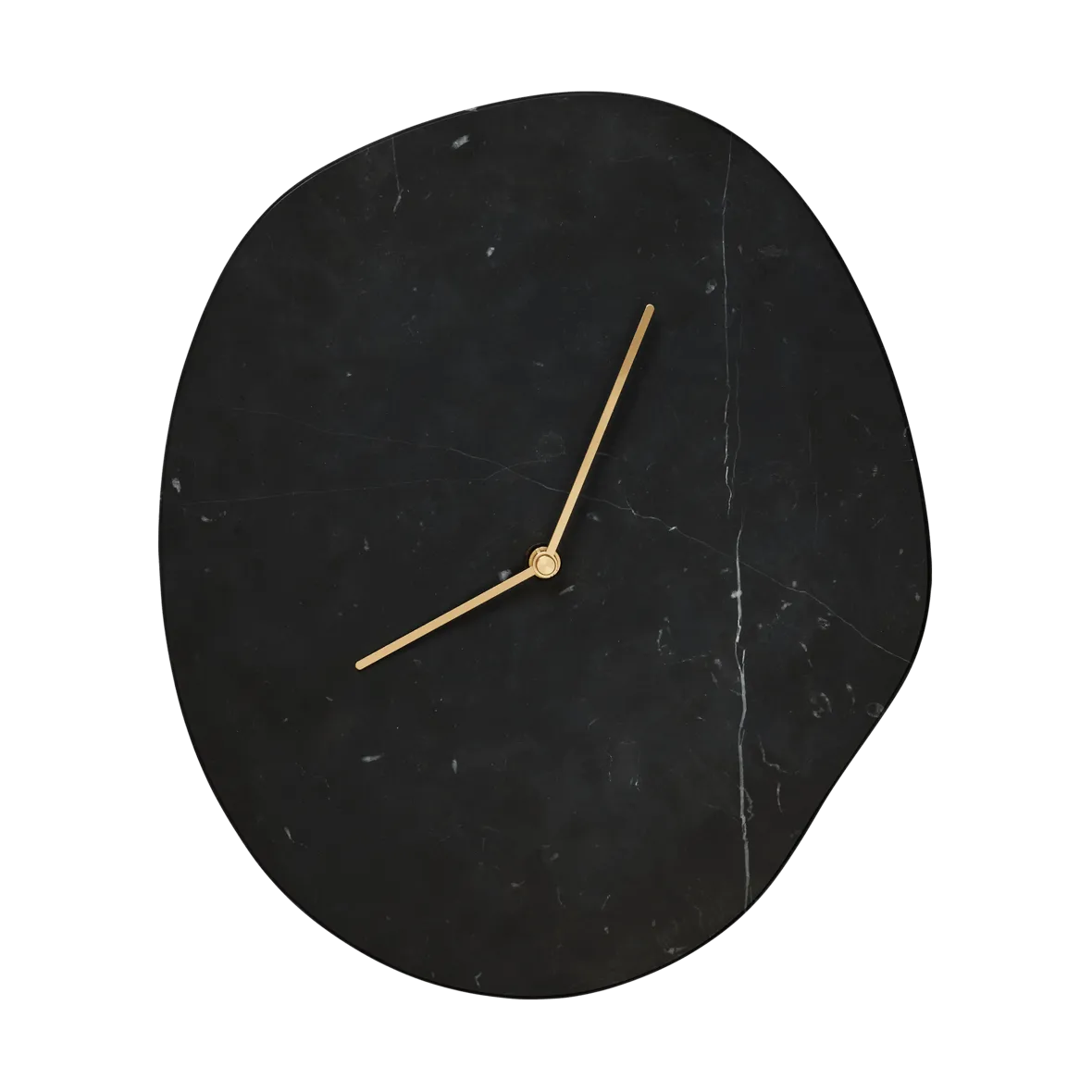 Melt wall clock 28x33 cm, Black marble Ferm Living