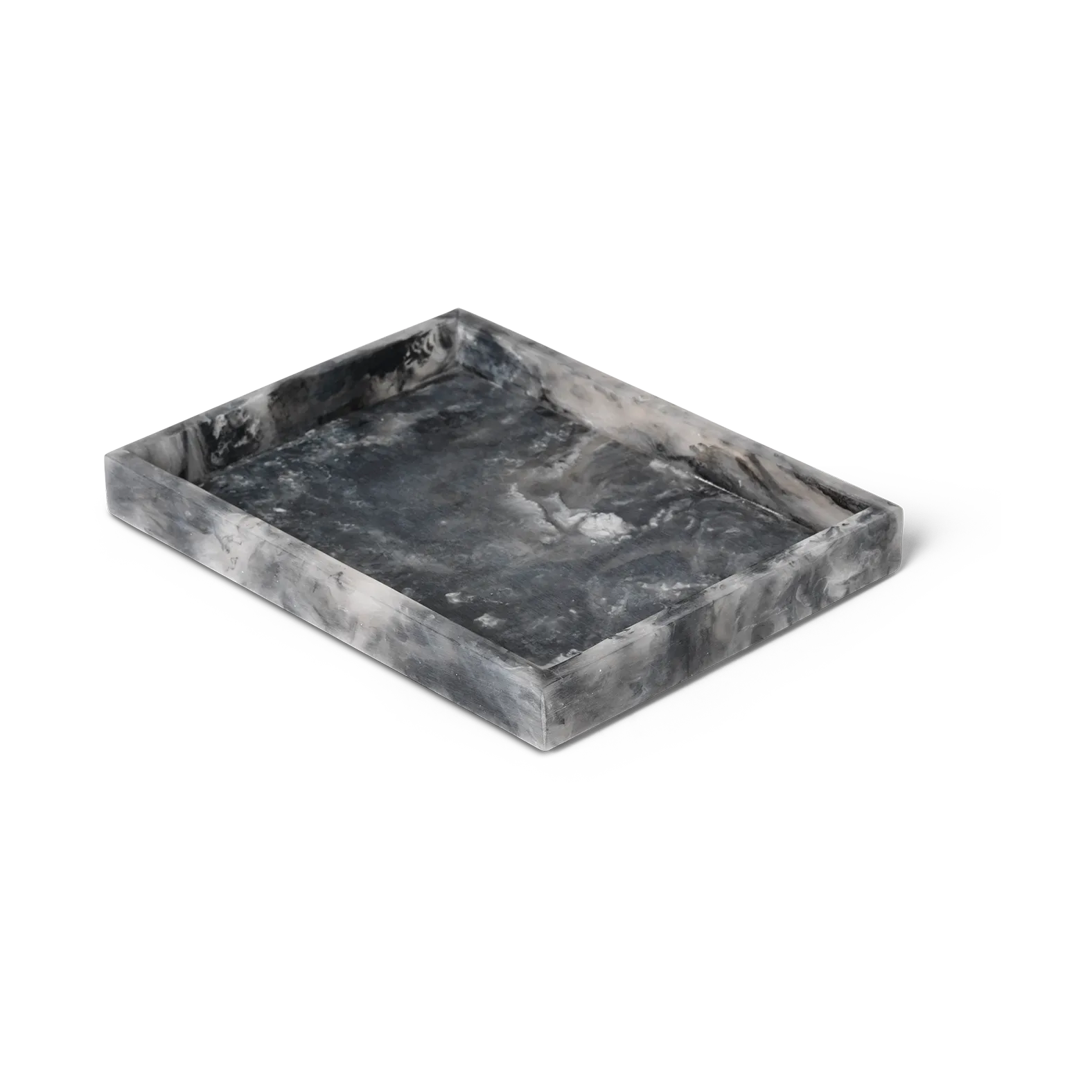Mist decorative tray 15x20 cm, Charcoal Ferm Living