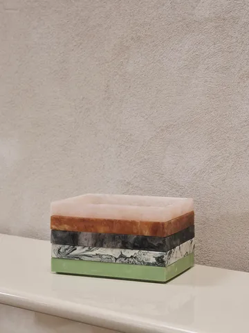 Mist decorative tray 15x20 cm - Pearl - Ferm Living