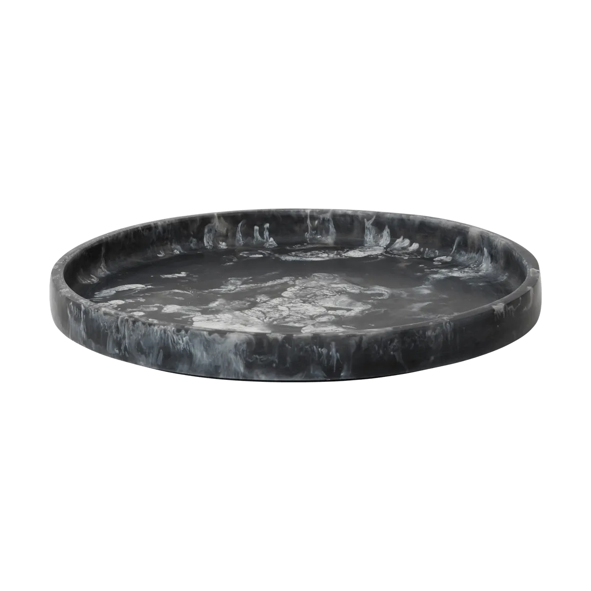 Mist decorative tray Ø30 cm, Charcoal Ferm Living