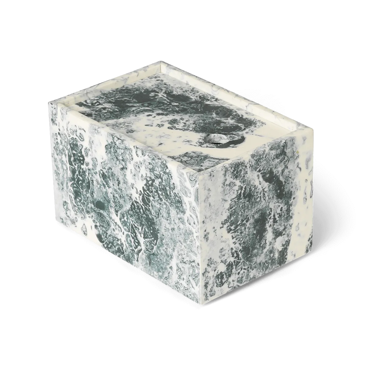 Mist storage box 10x15 cm, Emerald-off white Ferm Living