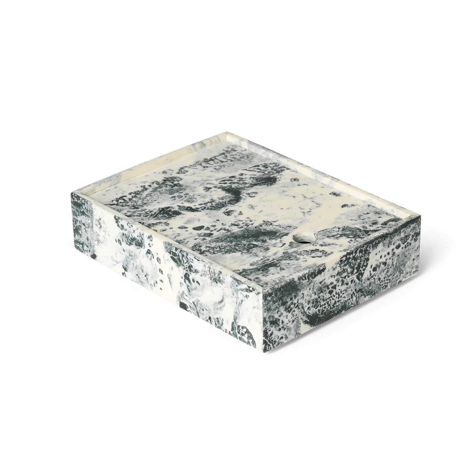 Mist storage box 15x20 cm, Emerald-off white Ferm Living