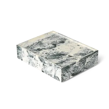 Mist storage box 15x20 cm - Emerald-off white - Ferm Living