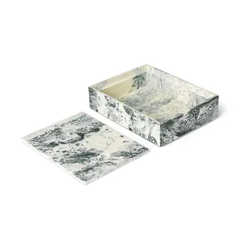 Mist storage box 15x20 cm - Emerald-off white - Ferm Living