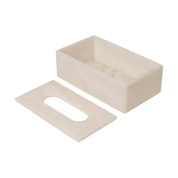 Mist tissue box 12x21.5 cm - Pearl - Ferm Living