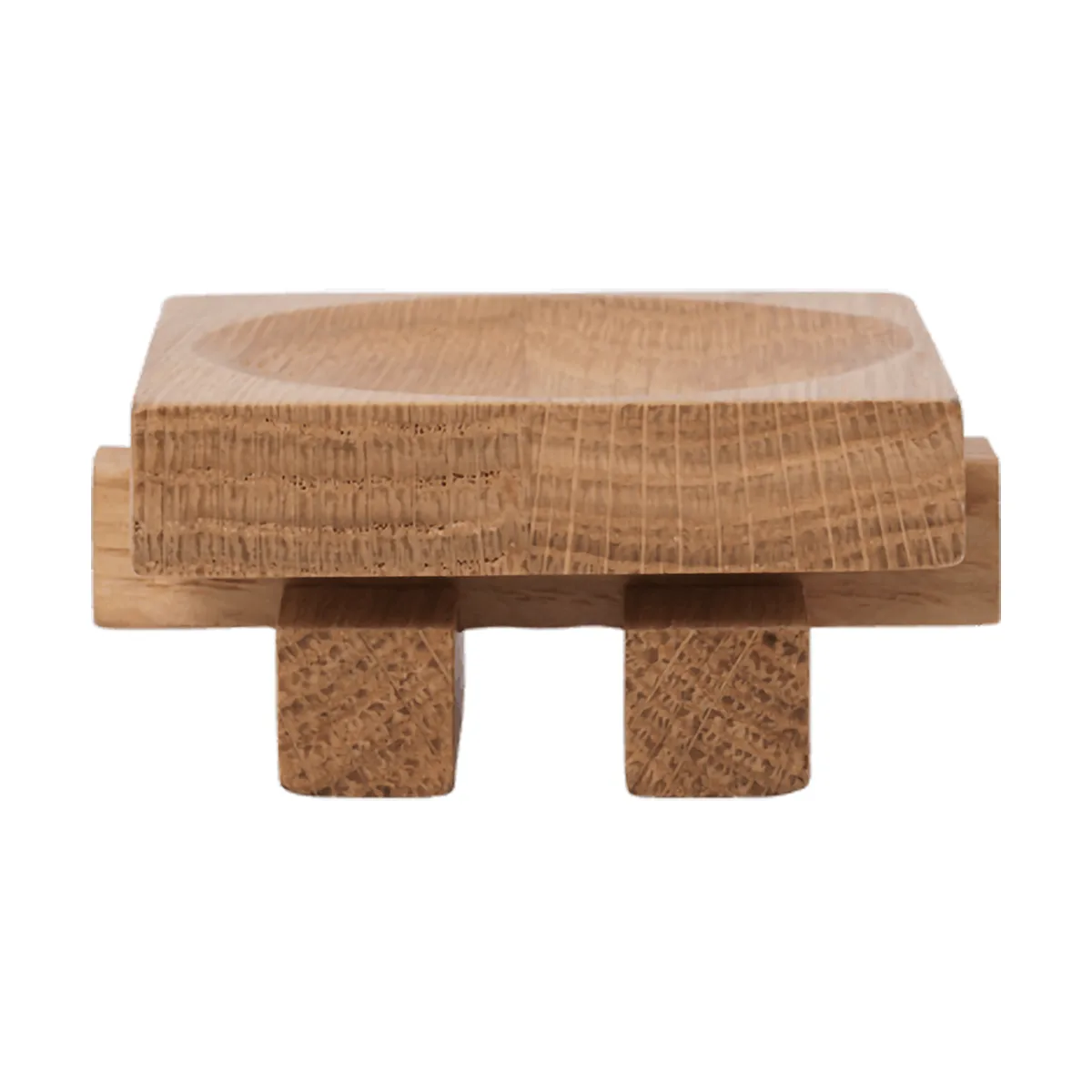 Moku tray, Untreated oak, 7x8 cm Ferm Living