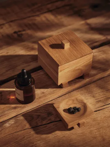 Moku tray - Untreated oak, 7x8 cm - Ferm Living