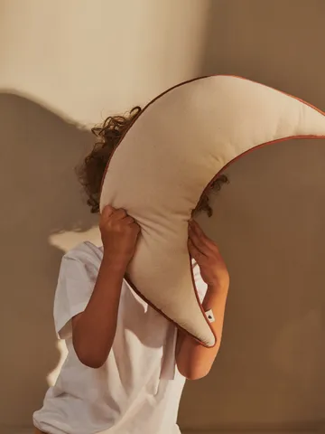Moon cushion - Undyed, 31x8x47 cm - Ferm Living