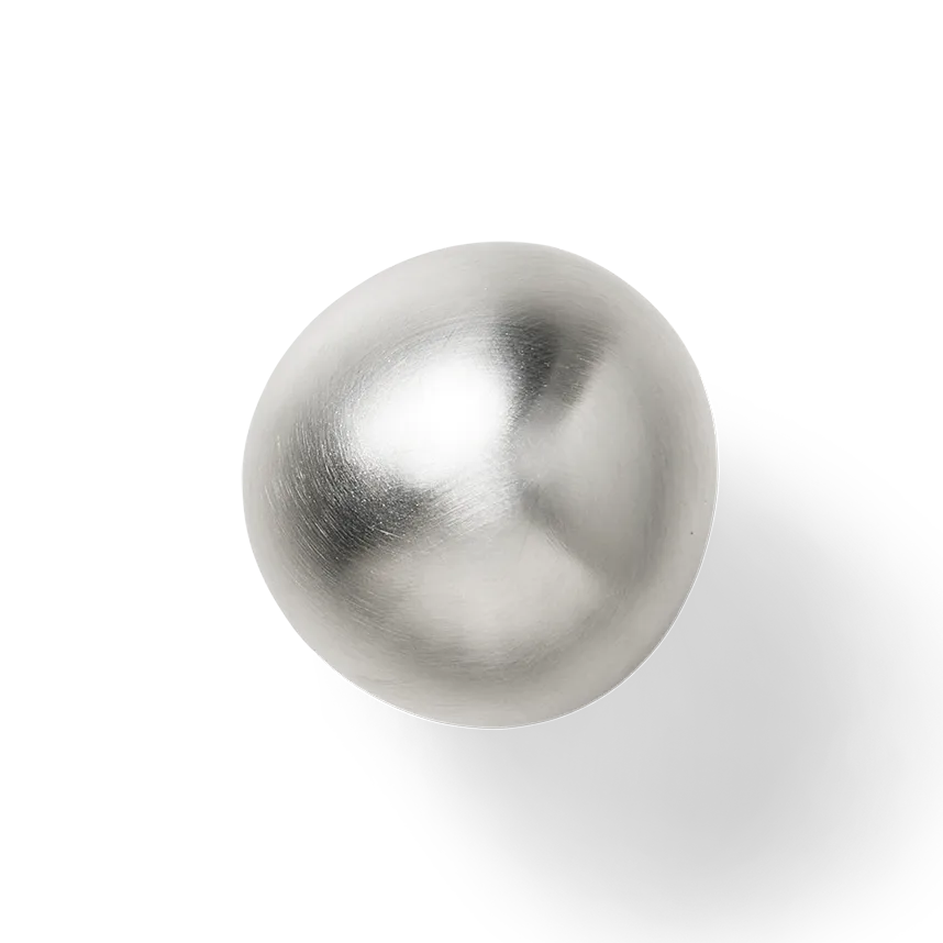 Mushroom hook, Brushed stainless steel Ferm Living