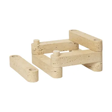 Newel module candlestick 6 pieces
 - Travertine - Ferm Living