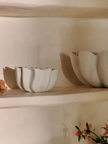 Nium bowl Ø22 cm - Off-white - Ferm Living