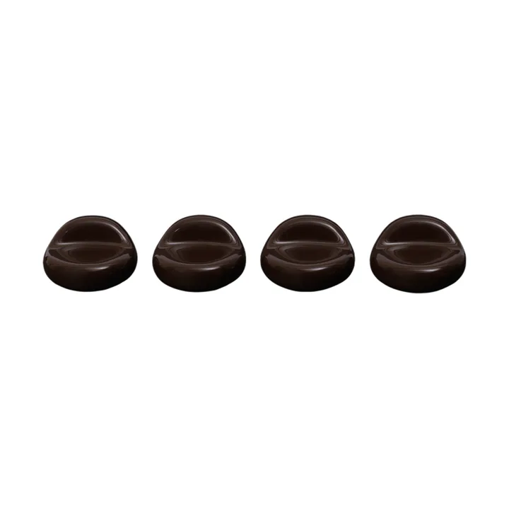 Nube pot feet 4-pack - Carob brown - Ferm Living