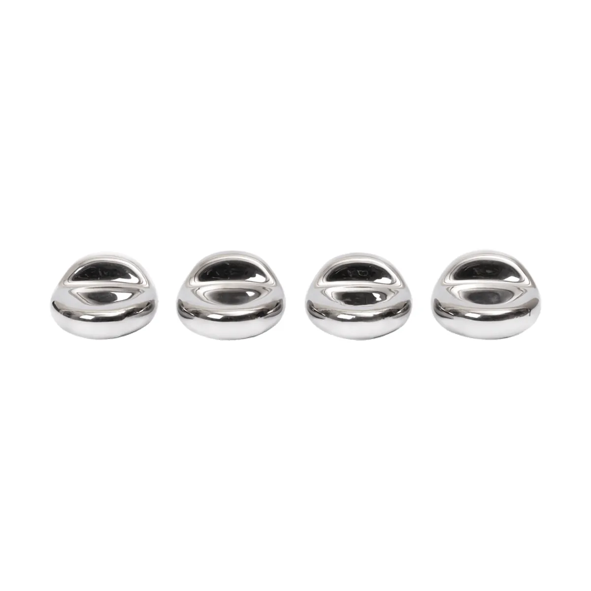 Nube pot feet 4-pack, Silver Ferm Living