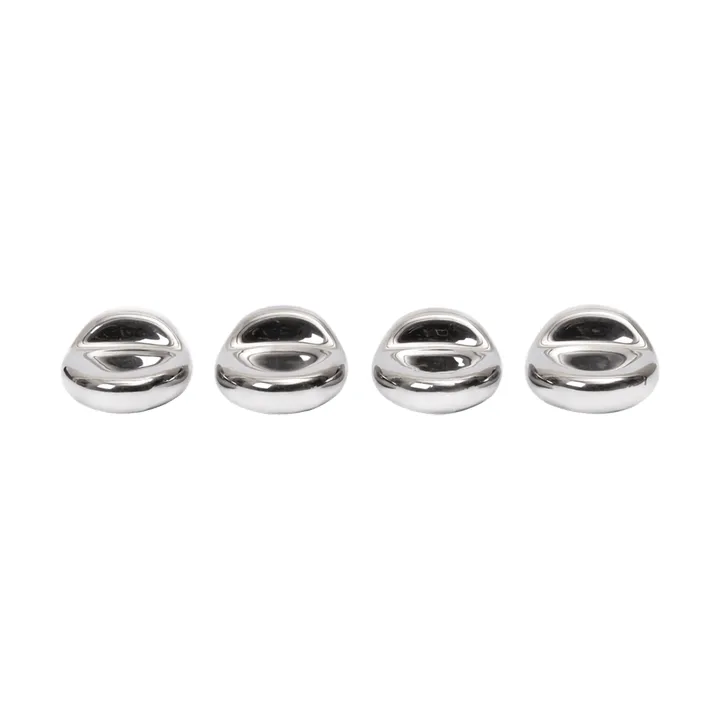 Nube pot feet 4-pack - Silver - Ferm Living