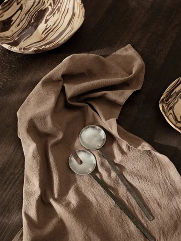 Obra salad servers 2 pieces - Stainless Steel - Ferm Living