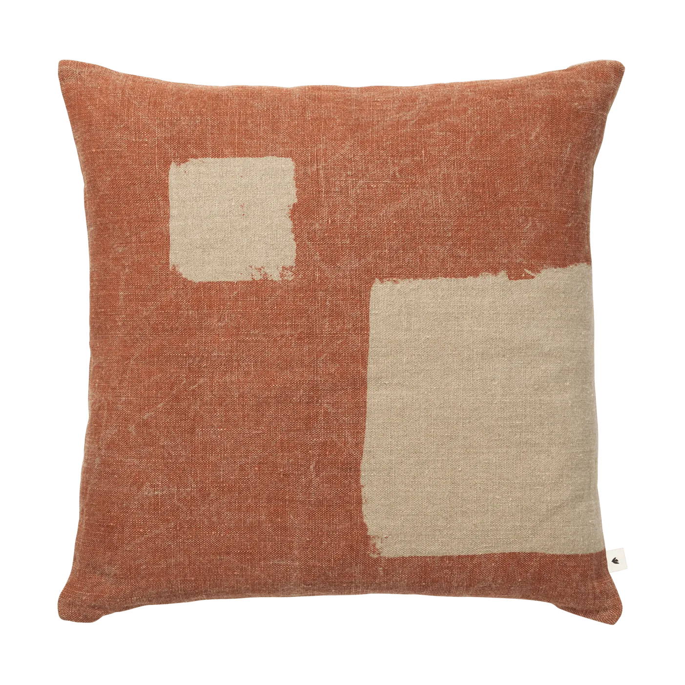 Oleo cushion cover 50x50 cm, Terracotta-Natural Ferm Living