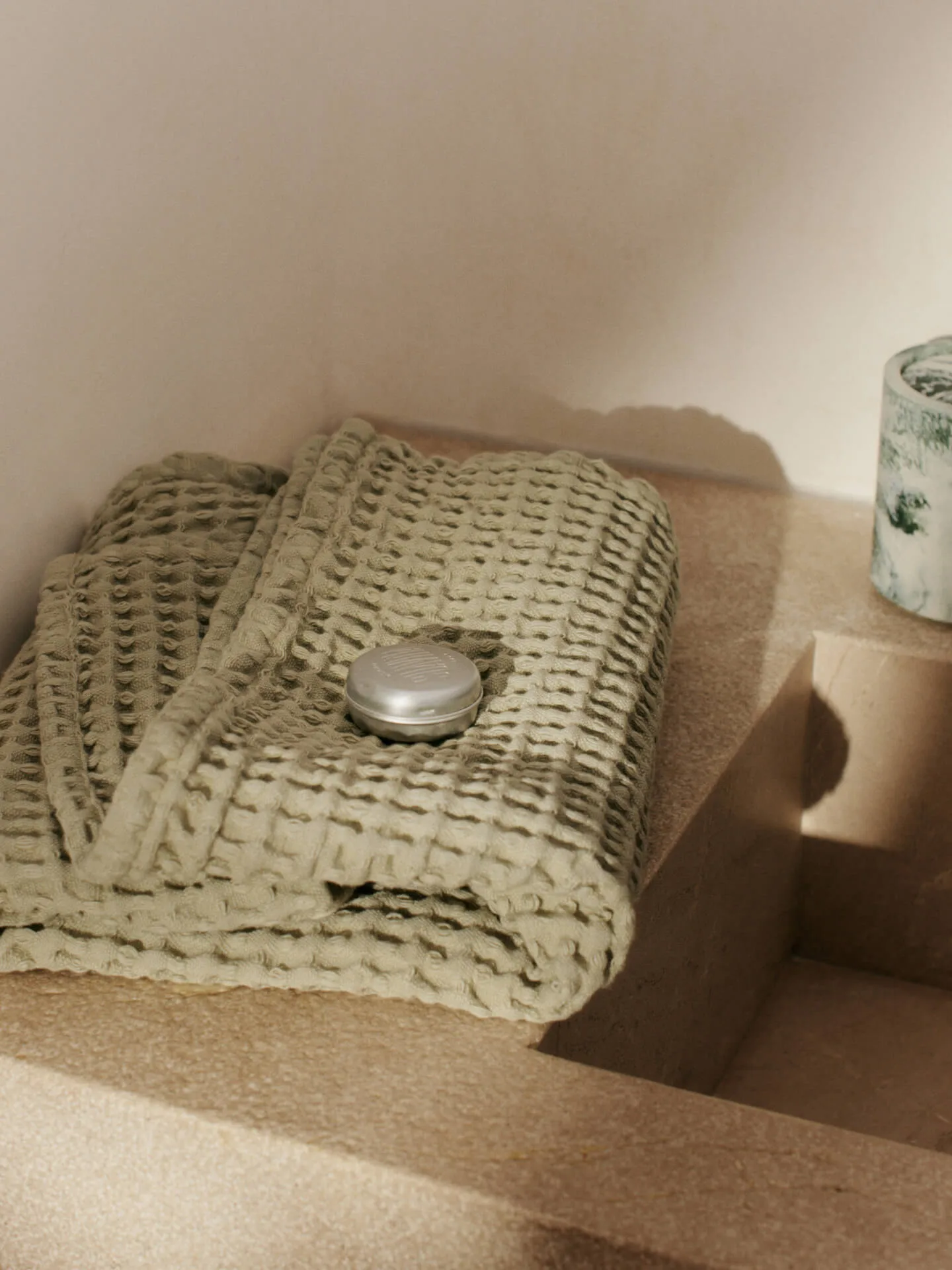 Organic towel 50x100 cm, Light Celedon Ferm Living