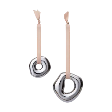 Orrith decorative hanging 2 pieces - Silver - Ferm Living