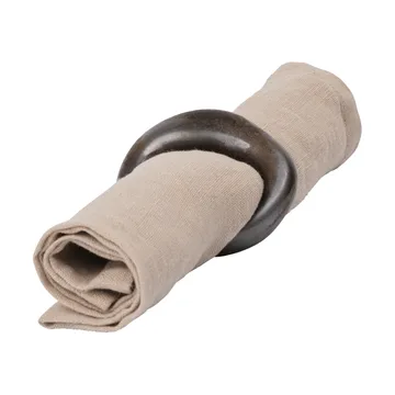 Orrith napkin ring 4-pack - Rustic bronze - Ferm Living