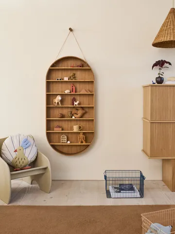 Oval Dorm shelf - Oiled oak - Ferm Living