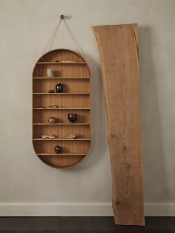 Oval Dorm shelf - Oiled oak - Ferm Living