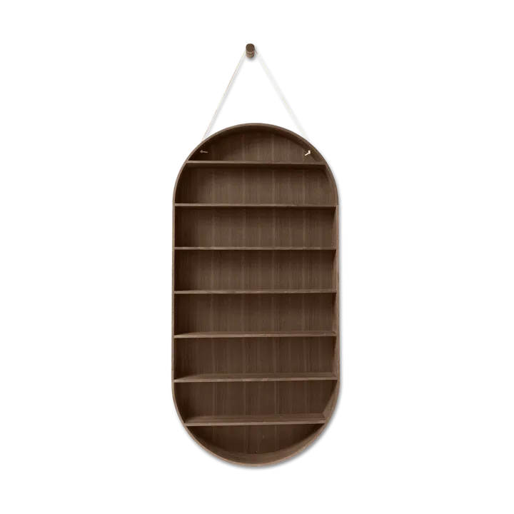 Oval Dorm shelf - Smoked oak - Ferm Living