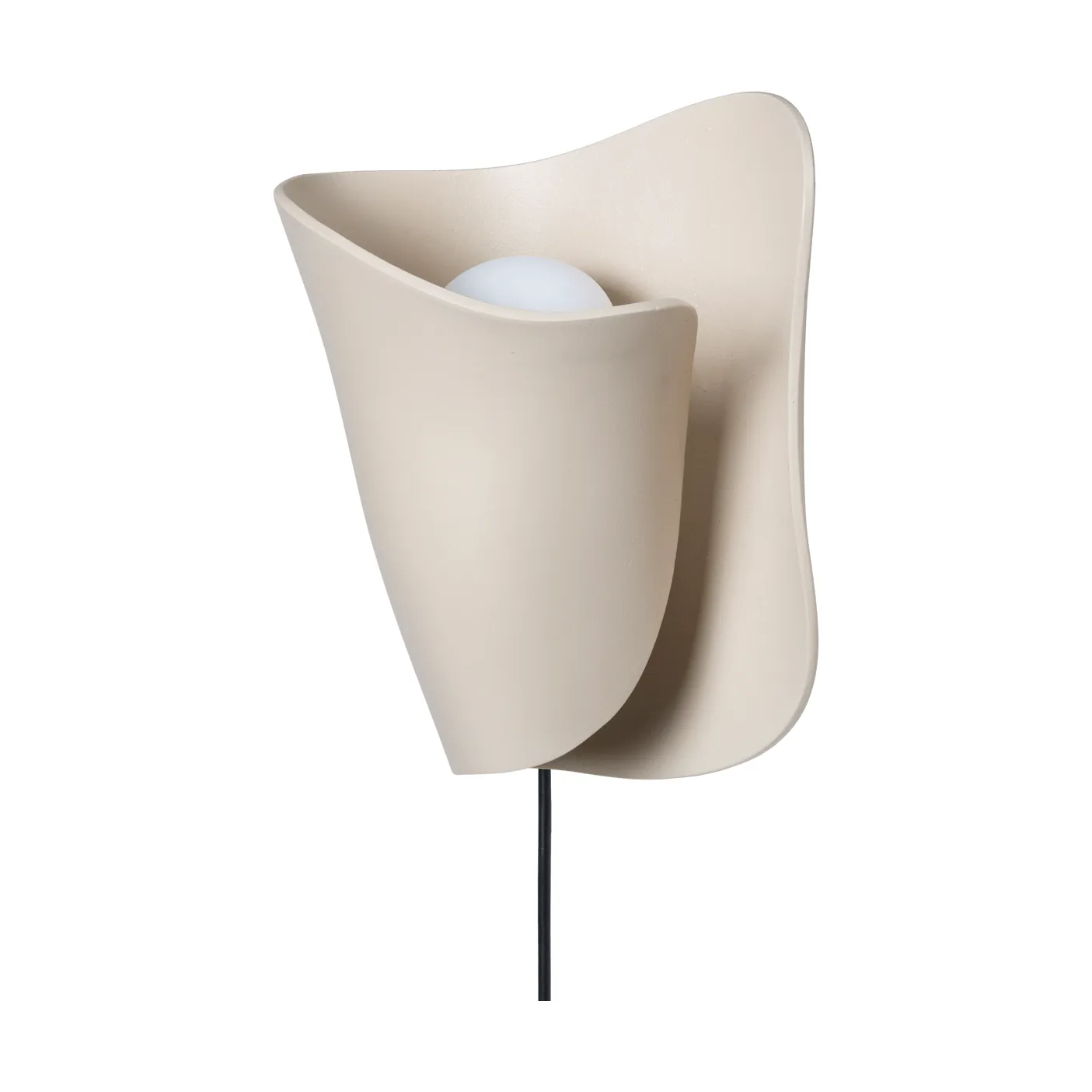 Oyster wall sconce wall lamp, Light cashmere Ferm Living