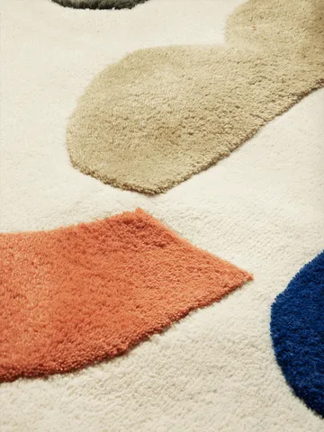 Panto tufted rug - Off white, Ø130 cm - Ferm Living