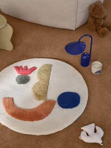 Panto tufted rug - Off white, Ø70 cm - Ferm Living