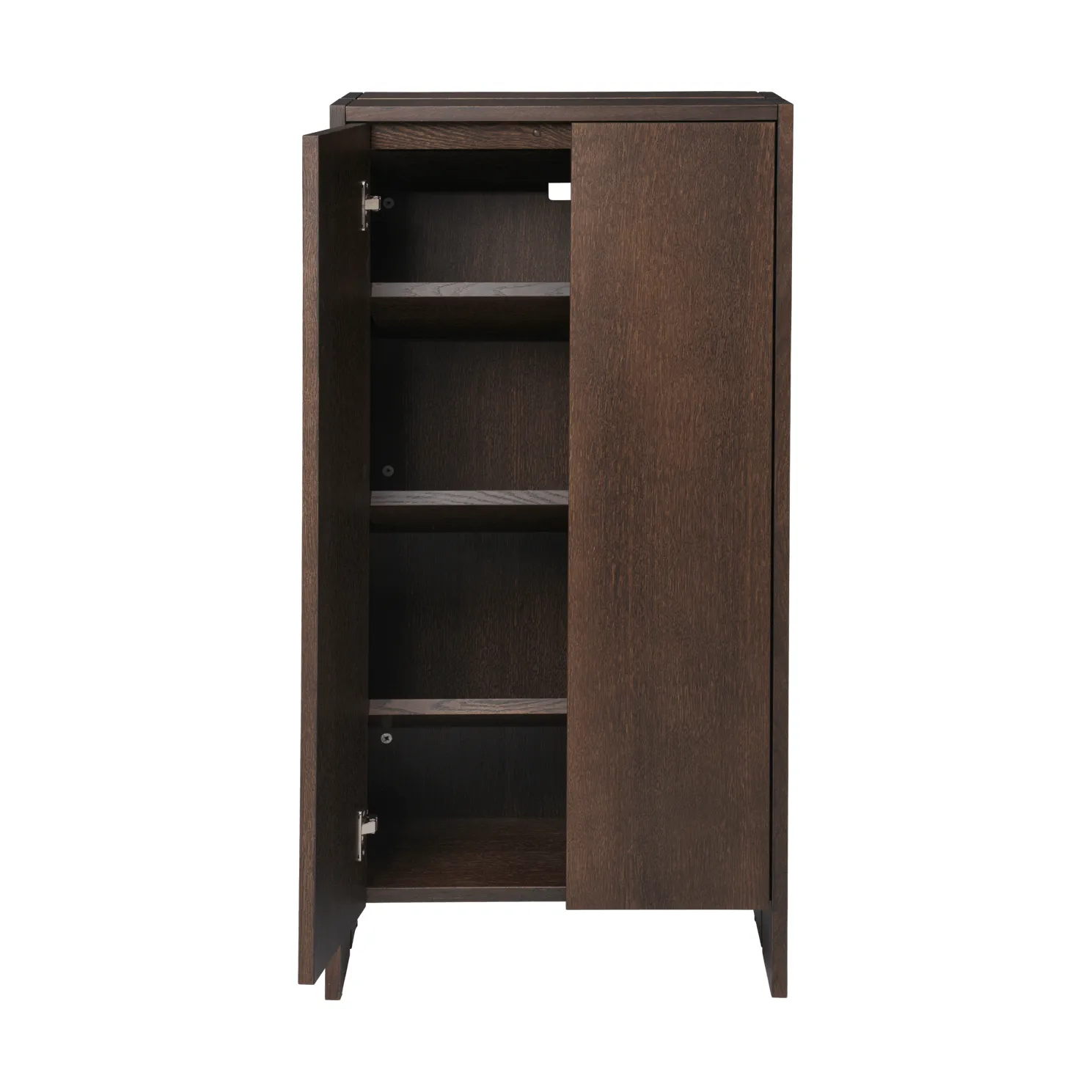 Parcel cabinet, Dark stained oak, 55x30x110 cm Ferm Living