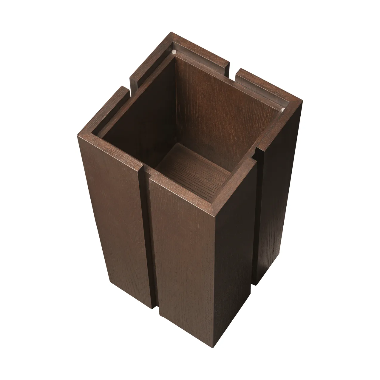 Parcel pedestal, Dark stained, 30x30x60 cm Ferm Living