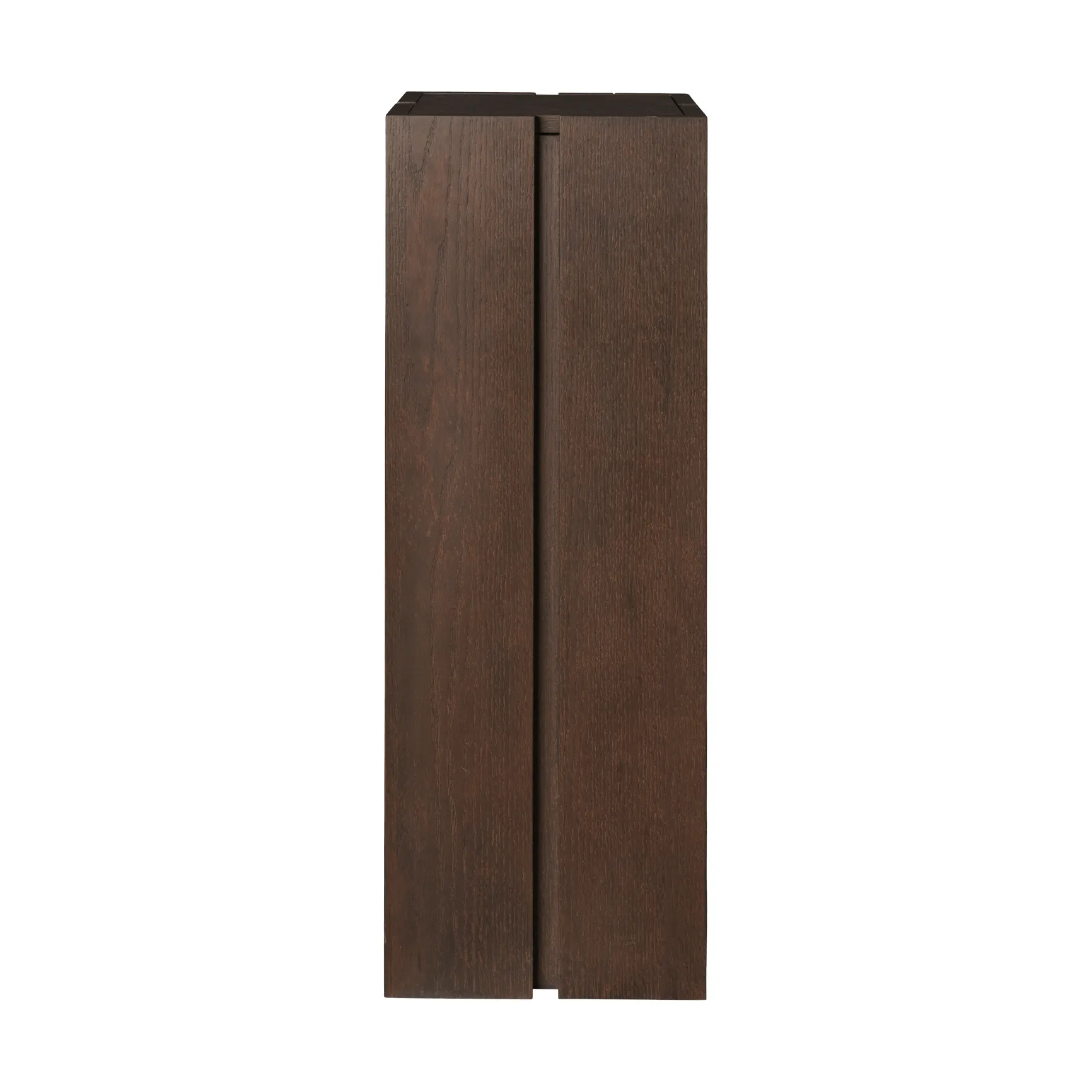 Parcel pedestal, Dark stained, 30x30x90 cm Ferm Living