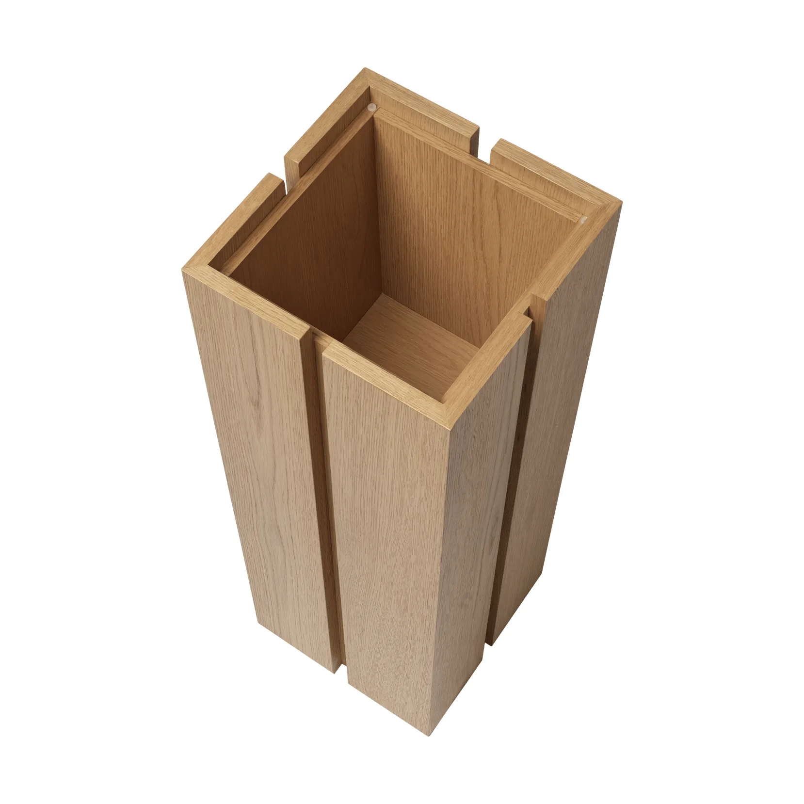 Parcel pedestal, Natural, 30x30x90 cm Ferm Living