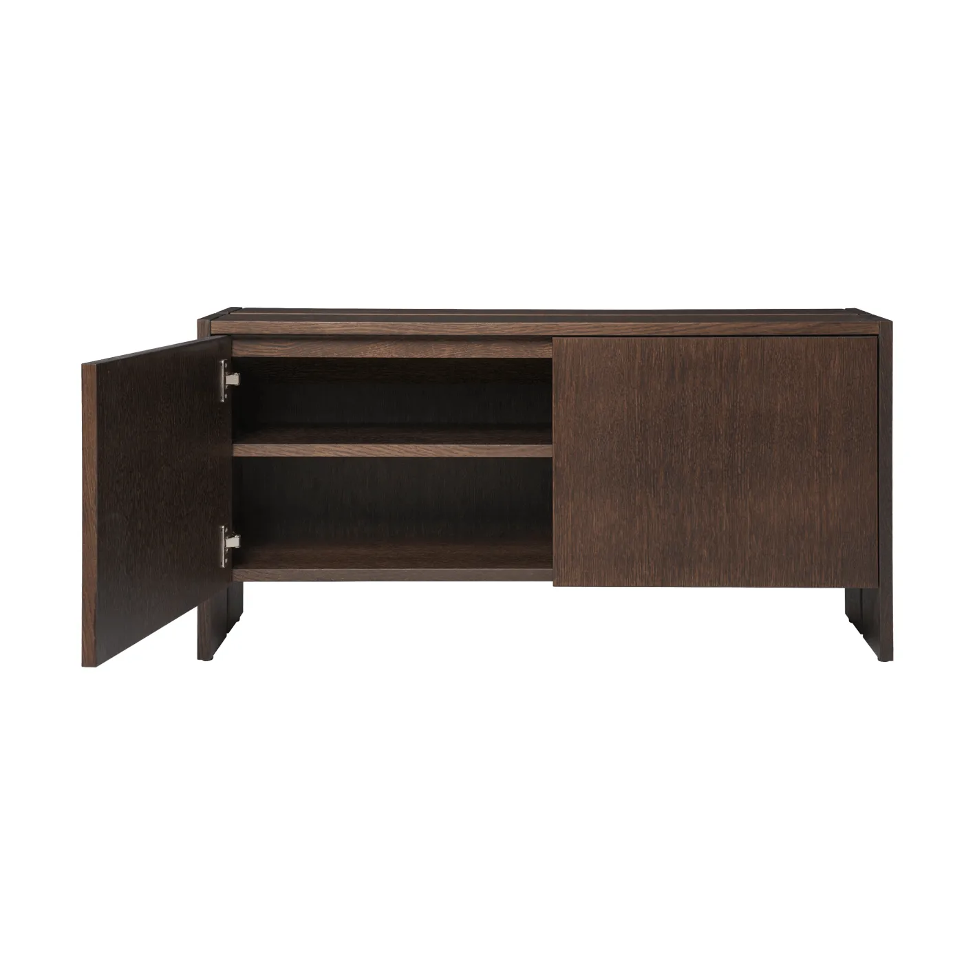 Parcel sideboard, Dark stained oak, 100x30x50 cm Ferm Living