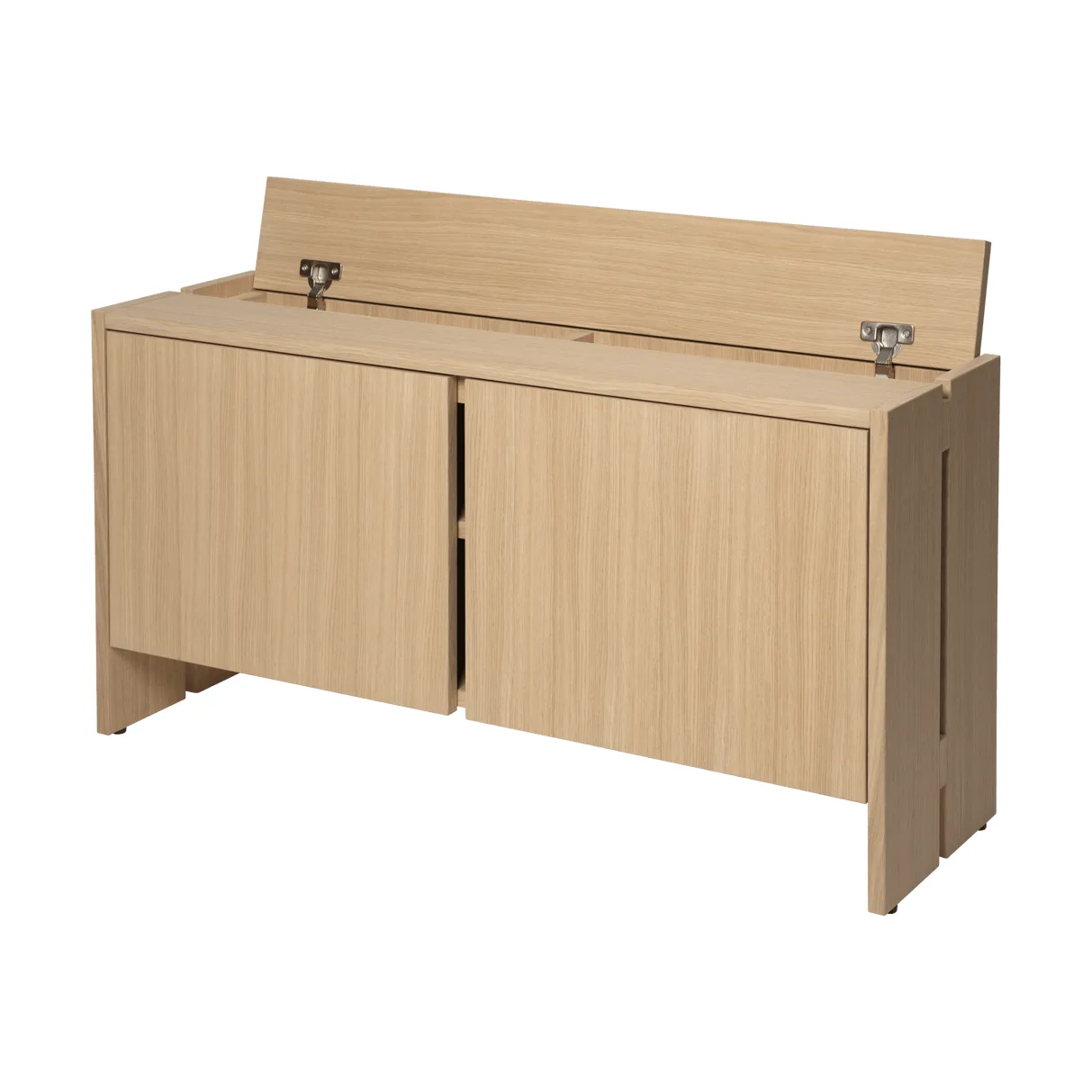 Parcel sideboard, Natural oak, 100x30x50 cm Ferm Living
