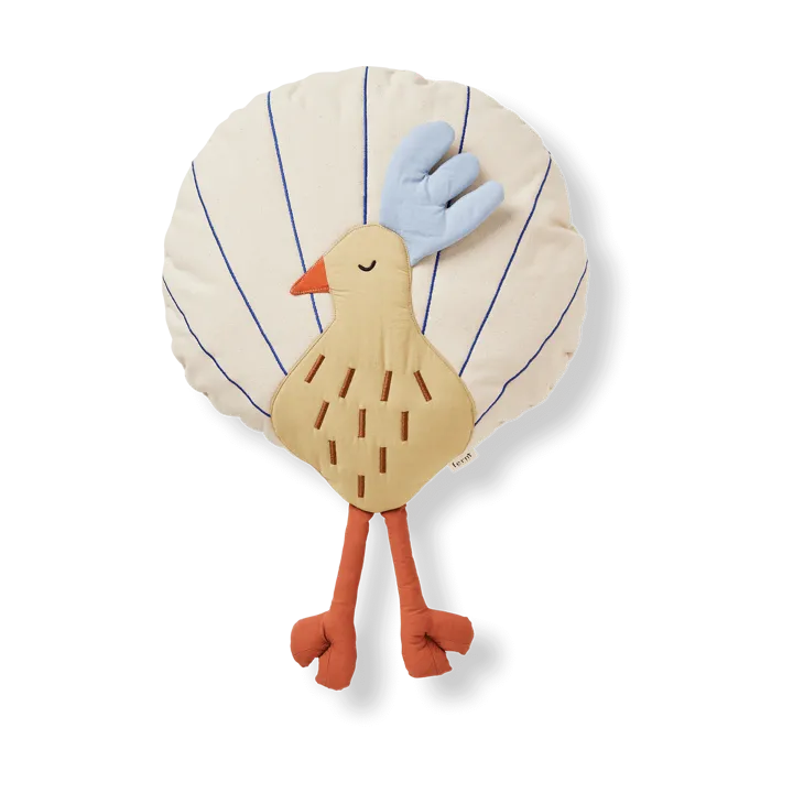 Peacock cushion - Silver Fern-undyed - Ferm Living