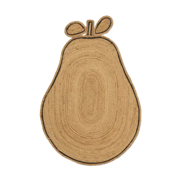 Pear braided jute mat - Natural - Ferm Living