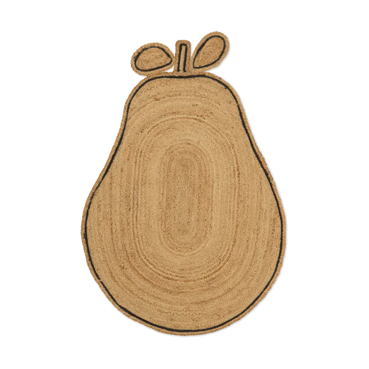 Pear braided jute mat - Natural - Ferm Living