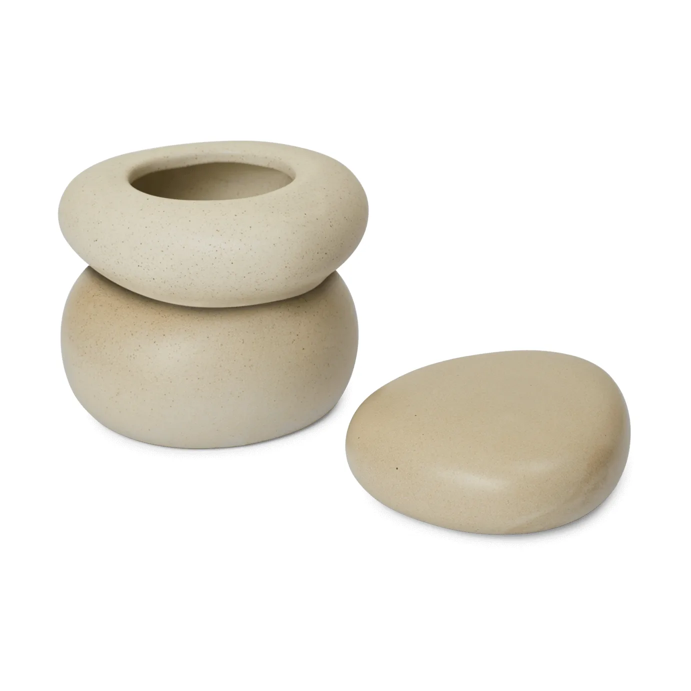 Pebble ash large, Sand/Cream Ferm Living